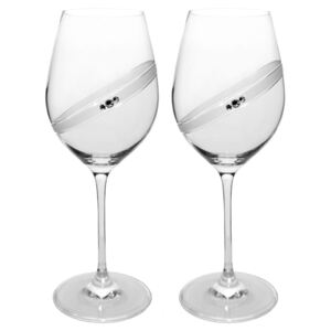 Swarovski sklenice na víno (Obroučky 2 ks)