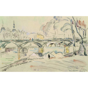 Obraz, Reprodukce - The Pont des Arts, 1924, Paul Signac