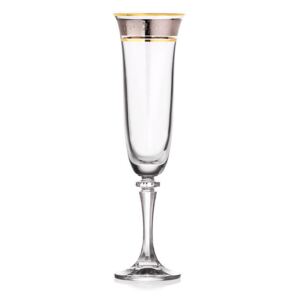 Bohemia Crystal Sklenice na šampaňské Kleopatra 1SC33/43249/175ml (set