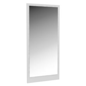 Nástěnné zrcadlo 100 x 45 cm Dub bílý Monaco