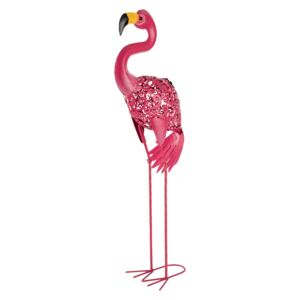 MELINERA® Zahradní světelná dekorace, pták (světle růžová)