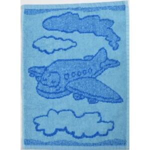 Profod Dětský ručník Plane blue, 30 x 50 cm