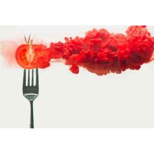 Umělecká fotografie Disintegrated tomato, Dina Belenko