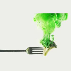 Umělecká fotografie Disintegrated broccoli, Dina Belenko