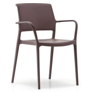 PEDRALI - Židle ARA 315 hnědá - VÝPRODEJ 3 KS - speciální sleva na dotaz