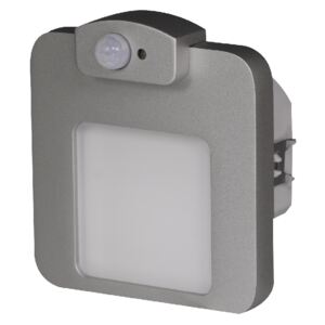 Zamel 01-222 schodišťové svítidlo se senzorem 230V AC MOZA LED do krabice hliník IP20 Barva světla: Teplá bílá