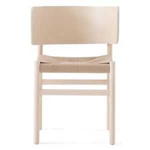 BILLIANI - Dřevěná židle s čalouněným sedákem FRATINA 681