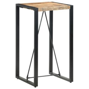Barový stůl 60 x 60 x 110 cm masivní mangovníkové dřevo