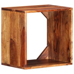 Odkládací stolek 40 x 30 x 40 cm masivní sheeshamové dřevo