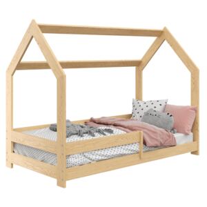 AMI nábytek Dětská postel DOMEČEK D5 160 x 80 cm masiv borovice
