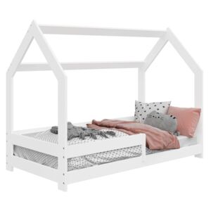 AMI nábytek Dětská postel DOMEČEK D5 160 x 80 cm masiv bílá