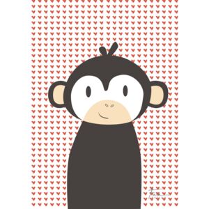 Plakát Opice A3 - Fuladesign