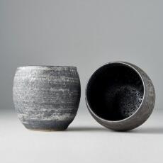 MIJ Sho-chu Set Hrnků Silver & Bronz 2 x 320 ml MIJC5466