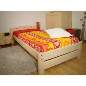 Bytelná dětská postel z masivu FIJA NR 90x200, pevná postel pro děti