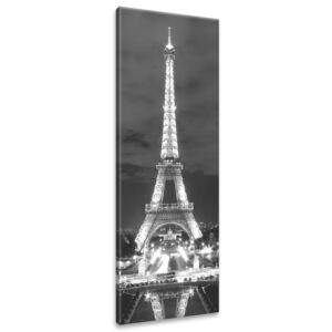 Gario Obraz na plátně Eiffelova věž černo-bílá Rozměry (š x v): 40 x 100 cm