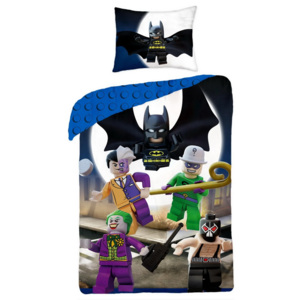 HALANTEX Povlečení LEGO Super Heroes - 140x200, 70x90, 100% bavlna
