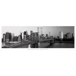 Plakát, Obraz - Manhattan - morning, (158 x 53 cm)