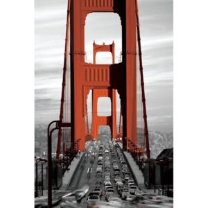 Plakát, Obraz - San Francisco - golden gate bridge, (61 x 91,5 cm)