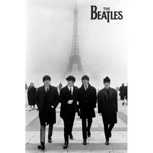 Plakát, Obraz - Beatles - in paris, (61 x 91,5 cm)