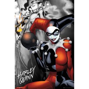 Plakát, Obraz - DC Comics - Quinn The Bomb, (61 x 91,5 cm)