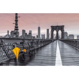 Plakát, Obraz - New York - Brooklyn bridge, Assaf Frank, (91,5 x 61 cm)