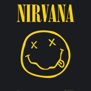 Plakát, Obraz - Nirvana – smiley, (61 x 91,5 cm)