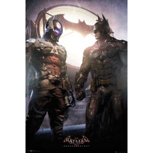 Plakát, Obraz - Batman Arkham Knight - Arkham Knight and Batman, (61 x 91,5 cm)