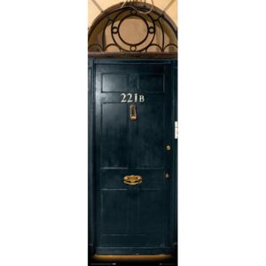 Plakát, Obraz - Sherlock - 221b Door, (53 x 158 cm)