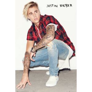 Plakát, Obraz - Justin Bieber - Crouch, (61 x 91,5 cm)