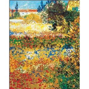 Obraz, Reprodukce - Kvetoucí zahrada, 1888, Vincent van Gogh, (24 x 30 cm)