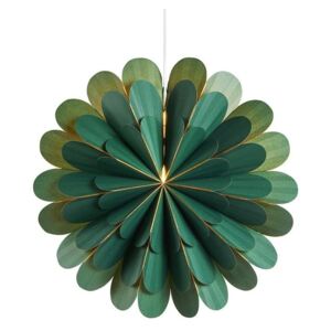 Zelená závěsná světelná dekorace Markslöjd Marigold, výška 45 cm