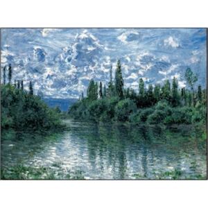 Obraz, Reprodukce - Rameno Seiny u Vetheuil, Claude Monet, (30 x 24 cm)