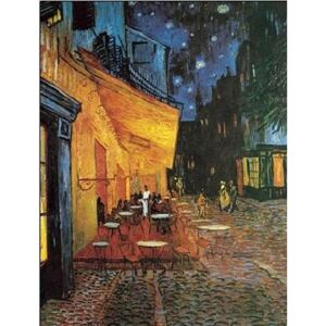 Obraz, Reprodukce - Terasa kavárny v noci, 1888 - Café Terrace at Night, Vincent van Gogh, (60 x 80 cm)