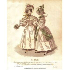 Obraz, Reprodukce - Šaty 4, Chapeau, (24 x 30 cm)