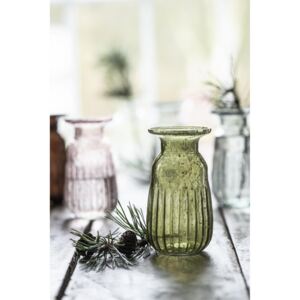 Váza Hyacint Pebbled Glass Olive