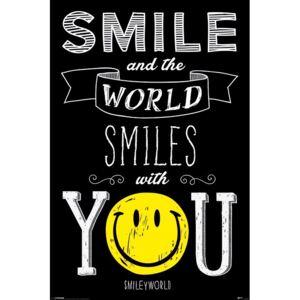 Plakát, Obraz - Smiley - World Smiles WIth You, (61 x 91,5 cm)
