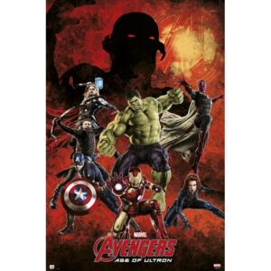 Plakát, Obraz - Marvel - Avengers age of Ultron, (61 x 91,5 cm)