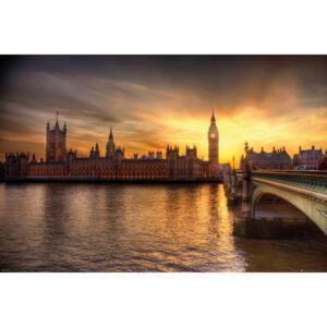 Plakát, Obraz - Londýn - Big Ben Parliament, (91,5 x 61 cm)