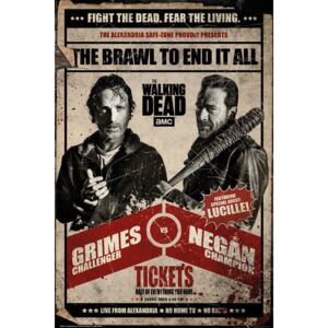 Plakát, Obraz - The Walking Dead - Fight, (61 x 91,5 cm)