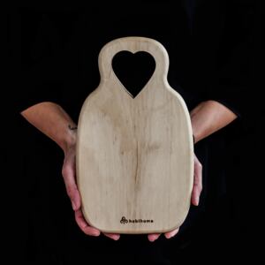 Hoblhome Dřevěné kuchyňské prkénko Heart Light