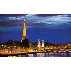 Fototapeta, Tapeta Eiffelova vež, (254 x 184 cm)