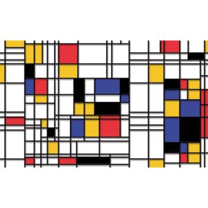 Fototapeta, Tapeta Mondrian - Moderní umění, (104 x 70.5 cm)