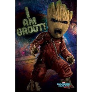 Plakát, Obraz - Strážci Galaxie Vol. 2 - Angry Groot, (61 x 91.5 cm)