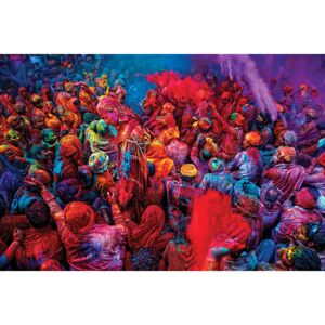 Plakát, Obraz - Festival of Colours, (91,5 x 61 cm)
