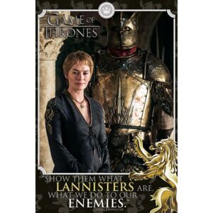 Plakát, Obraz - Hra o Trůny (Game of Thrones) - Cersei Tyrion, (61 x 91,5 cm)
