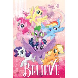 Plakát, Obraz - My Little Pony: Film - Believe, (61 x 91.5 cm)