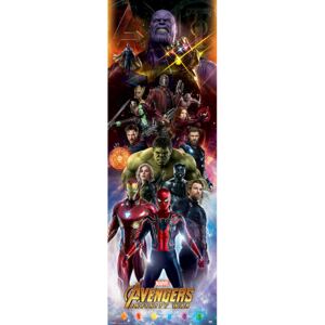 Plakát, Obraz - Avengers Infinity War - Characters, (53 x 158 cm)