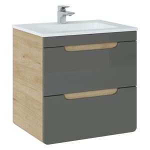 Sapho Aruba Agave 60 koupelnová sestava vč. keramického umyvadla Typ nábytku: Umyvadlová skříňka s umyvadlem