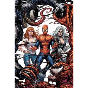 Plakát, Obraz - Venom - Venom and Carnage fight, (61 x 91.5 cm)
