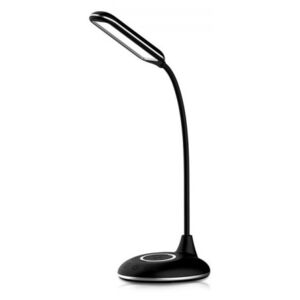 V-TAC Stmívatelná stolní LED lampa 7705 s bezdrátovým nabíjením, černá